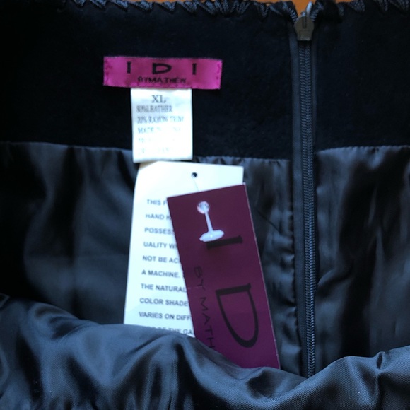 Leather & Crochet Wiggle Pin Up Skirt - Picture 6 of 7